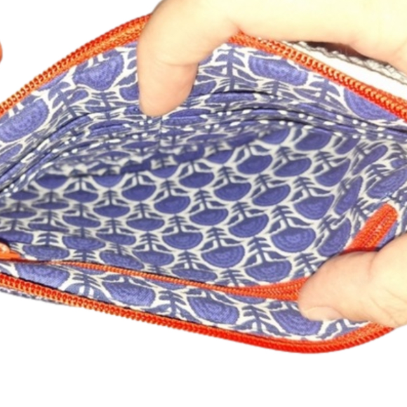 Vera Bradley Striped Straw Wristlet - Picture 4 of 5